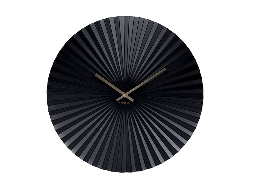 Karlsson Wall clock Sensu steel black