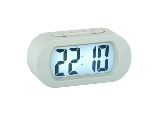 Karlsson Alarm clock Gummy rubberized soft blue