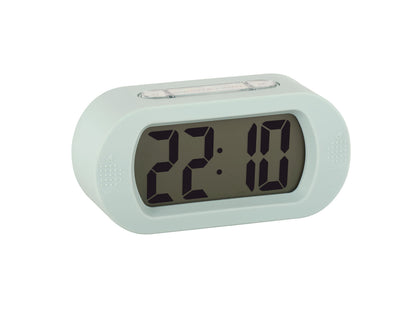 Karlsson Alarm clock Gummy rubberized soft blue