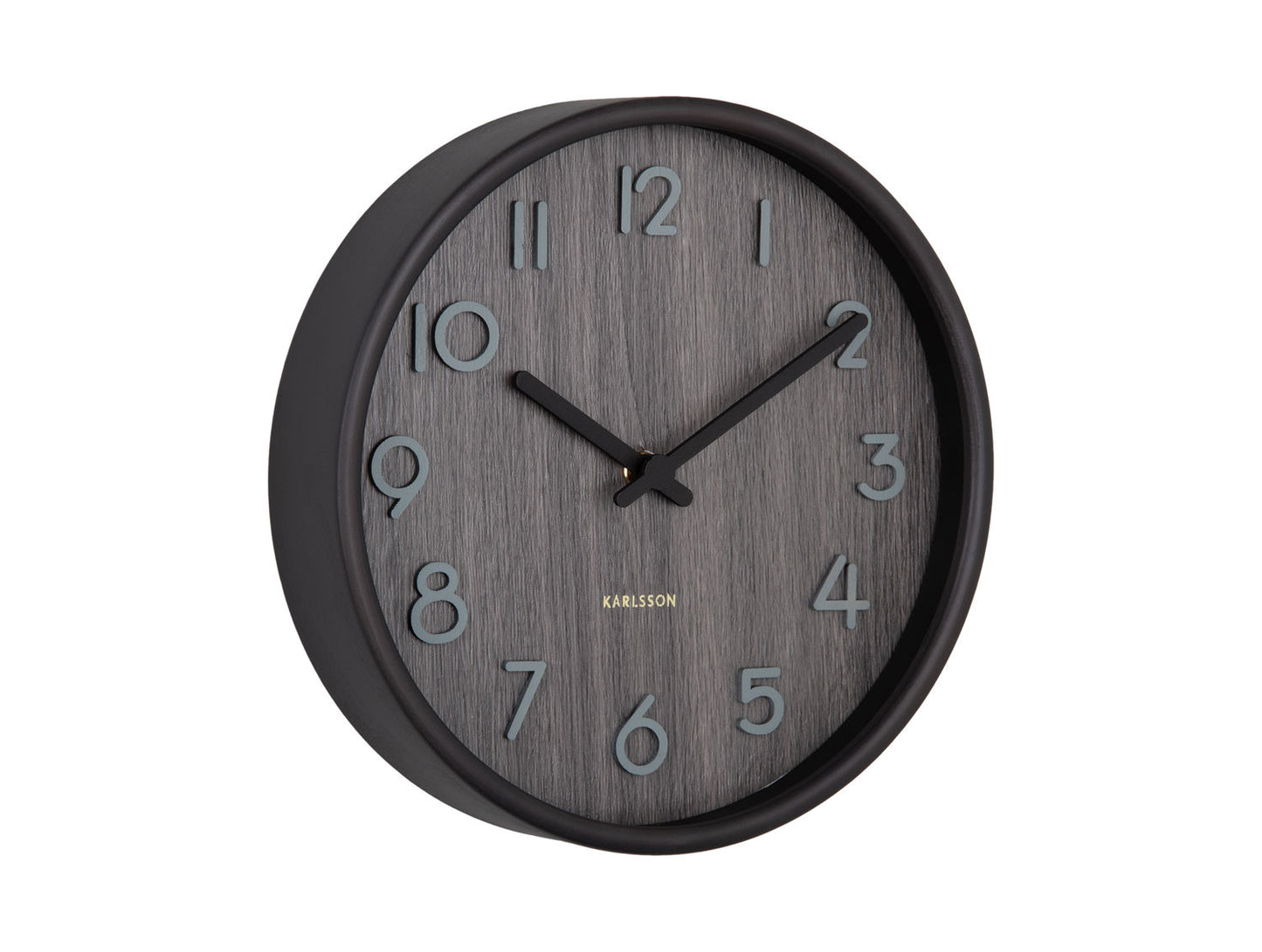 Karlsson Wall clock Pure small walnut wood