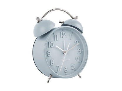 Karlsson Alarm clock Iconic matt ice blue