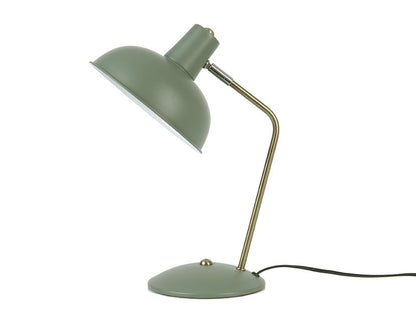 Leitmotiv Table lamp Hood iron matt jungle green