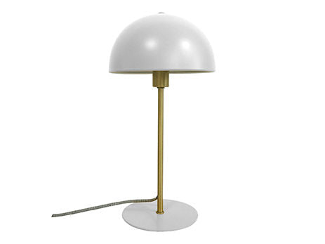 Leitmotiv Table lamp Bonnet metal white