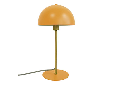 Leitmotiv Table lamp Bonnet metal curry yellow