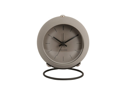 Karlsson Alarm clock Nirvana Globe dark warm grey