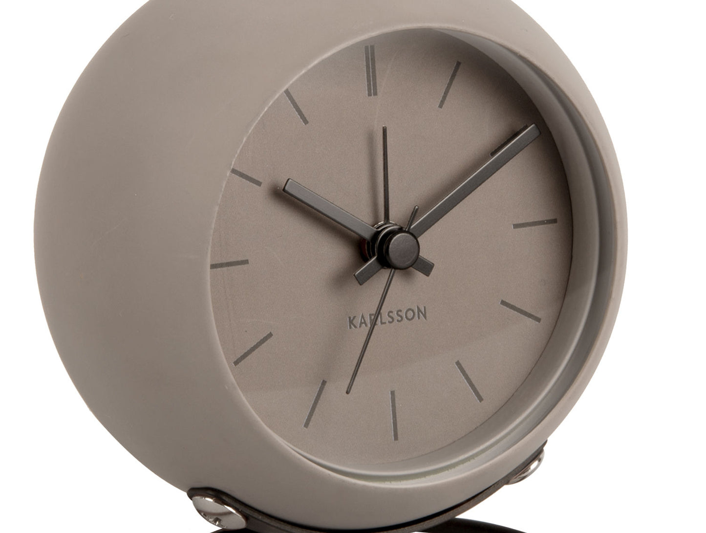 Karlsson Alarm clock Nirvana Globe dark warm grey