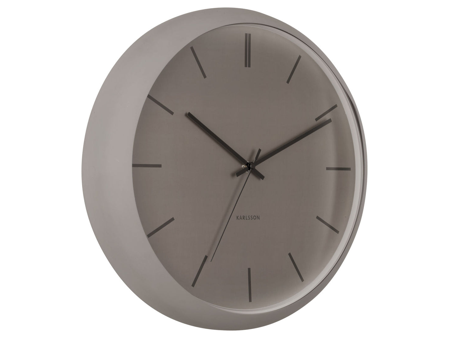 Karlsson Wall clock Nirvana Globe dark warm grey