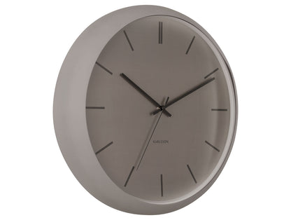 Karlsson Wall clock Nirvana Globe dark warm grey