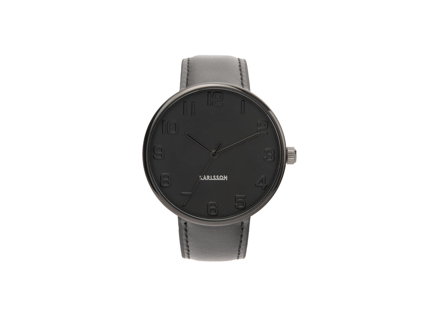 Karlsson Watch Mr. Black for men steel black