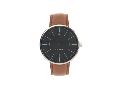 Karlsson Watch Normann for men steel black