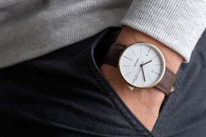 Karlsson Watch Normann for men steel white