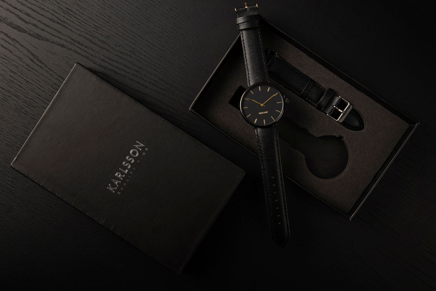 Karlsson Watch Minimal for men steel black