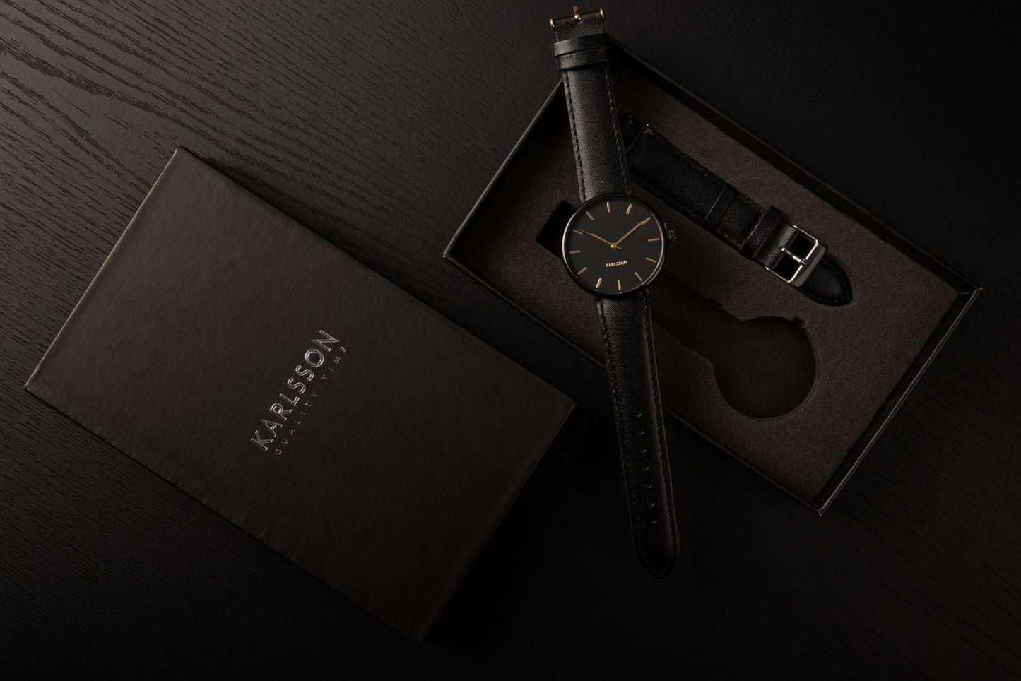 Karlsson Watch Minimal for men steel black