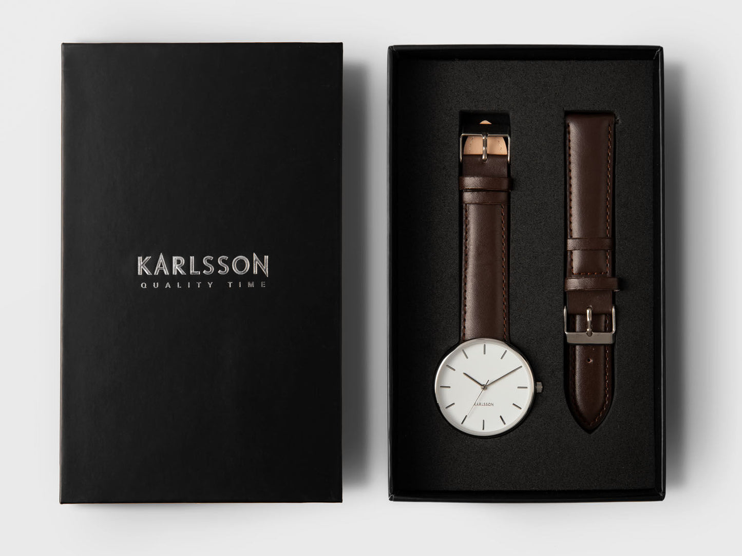 Karlsson Watch Minimal for men steel white