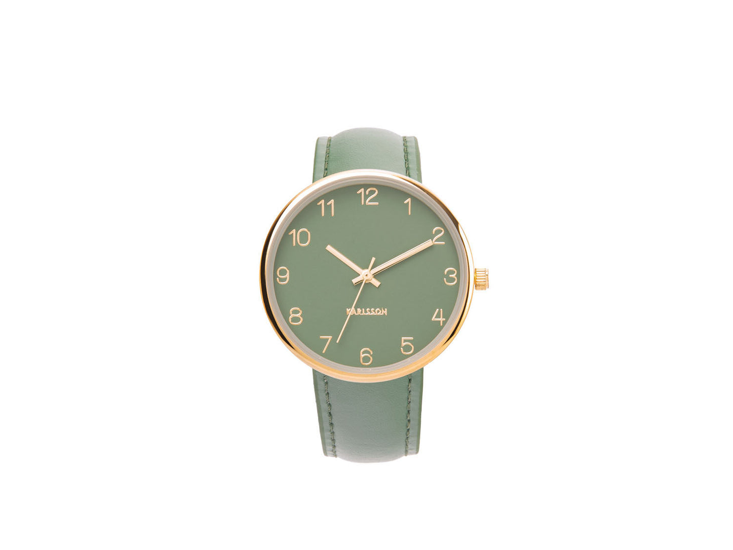 Karlsson Watch Charm for women steel jungle green