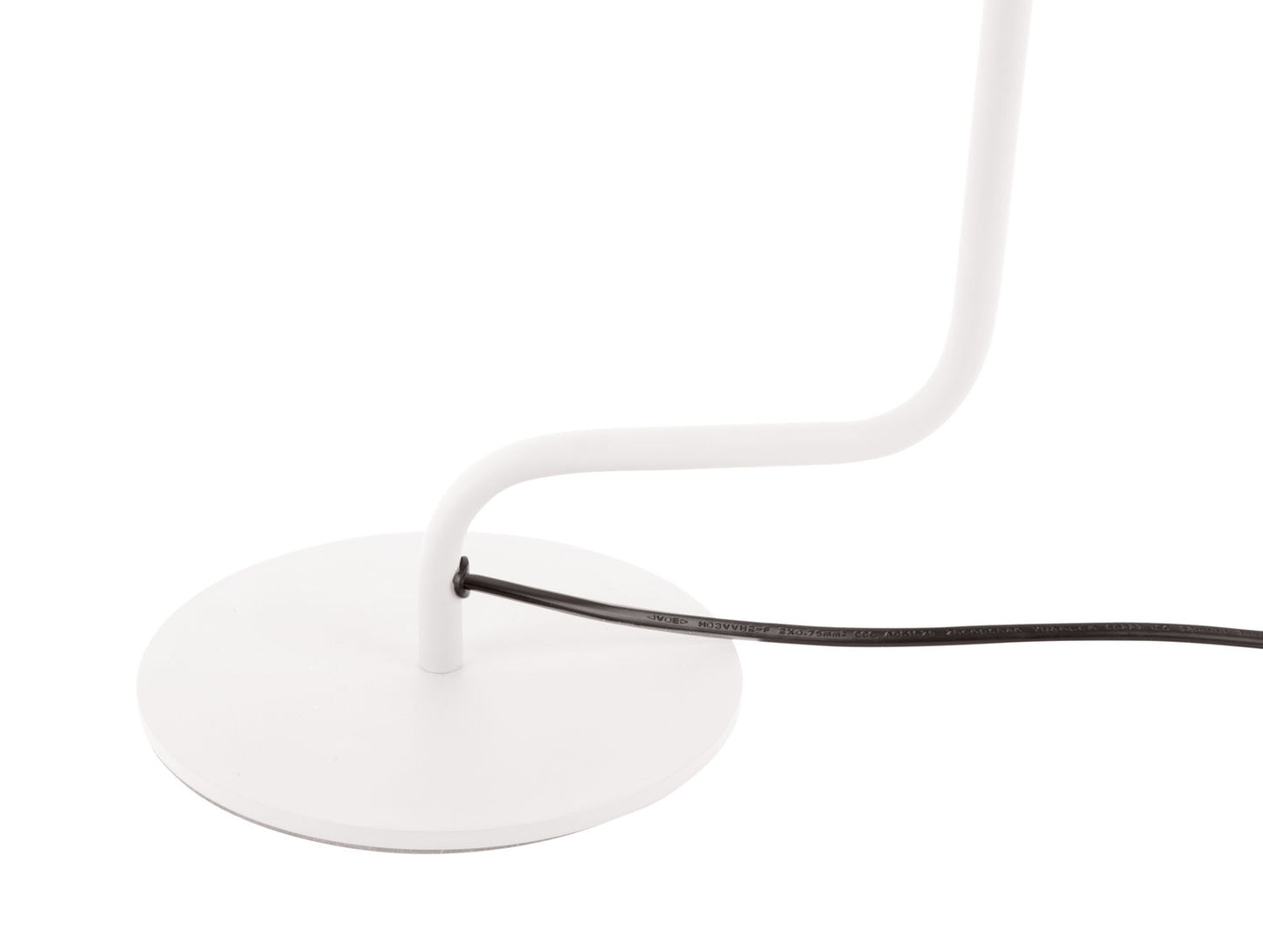 Leitmotiv Table lamp Office Curved metal white