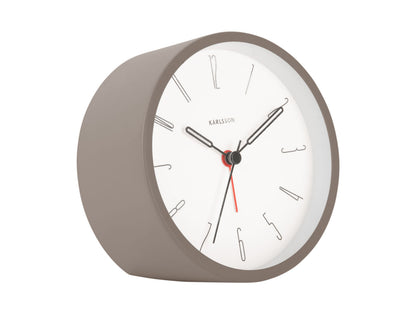 Karlsson Alarm clock Belle Numbers iron warm grey