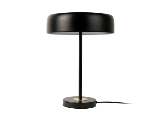 Leitmotiv Table lamp Gold Disc black