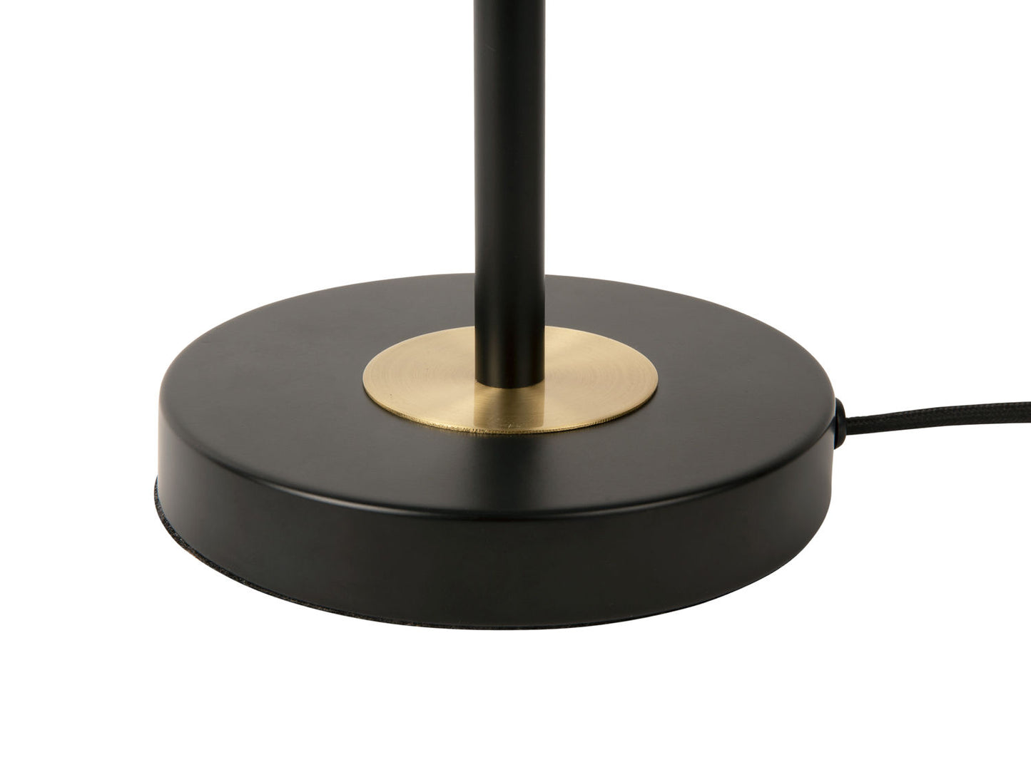 Leitmotiv Table lamp Gold Disc black