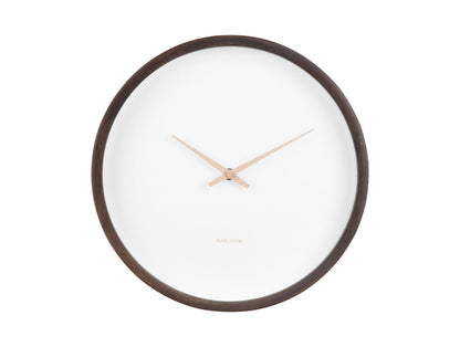 Karlsson Wall clock Ancho dark wood medium