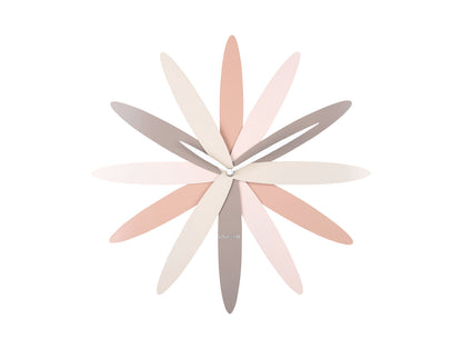 Karlsson Wall clock Bloom metal pink tones