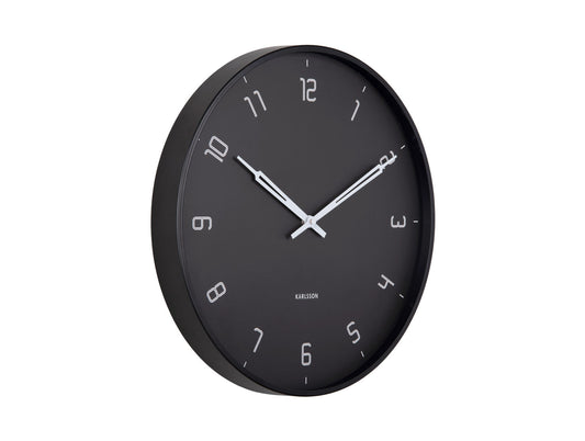 Karlsson Wall clock Stark iron matt black