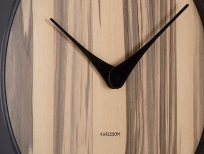 Karlsson Wall clock Wood Melange light wood