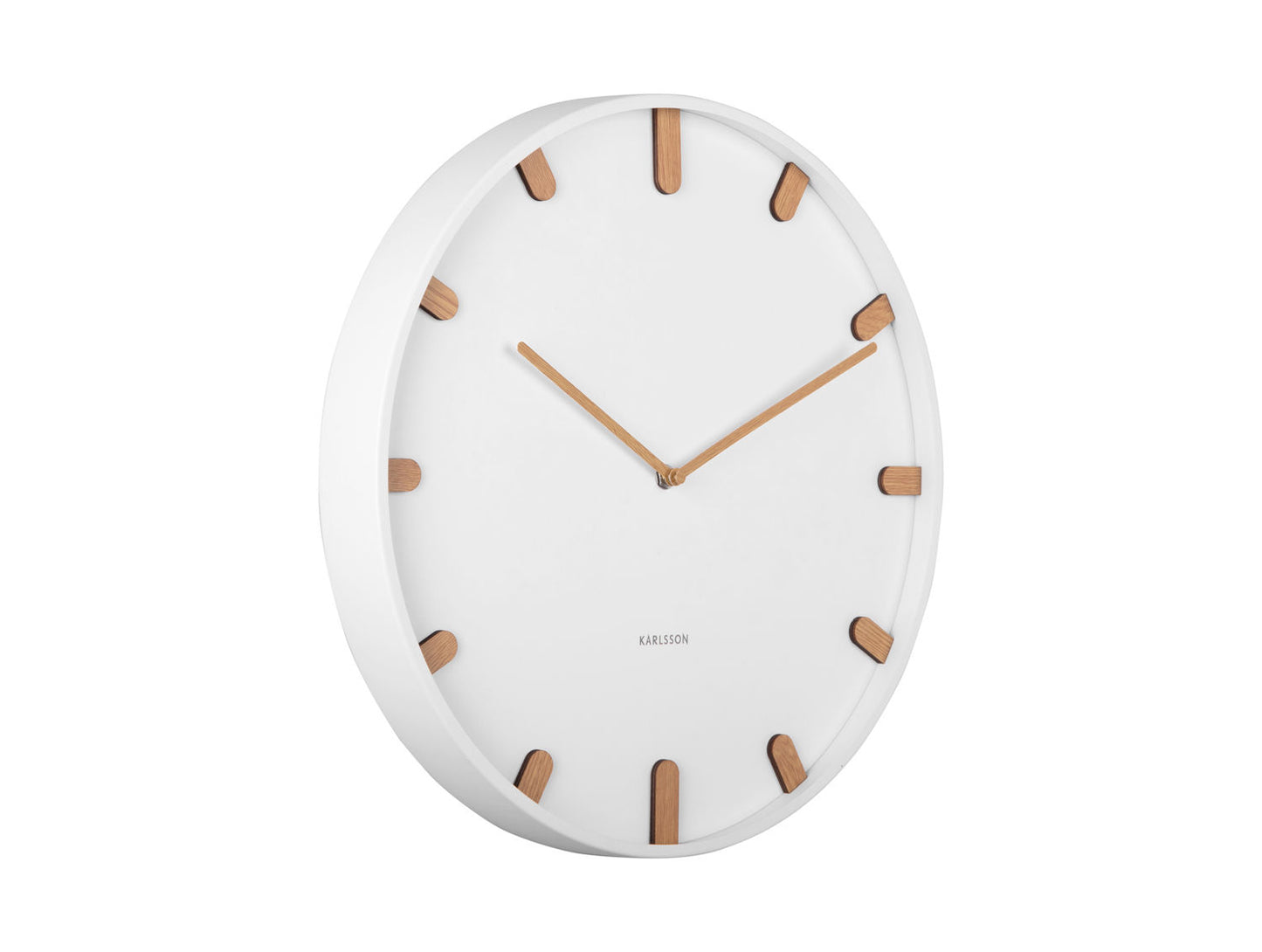 Karlsson Wall clock Grace metal white