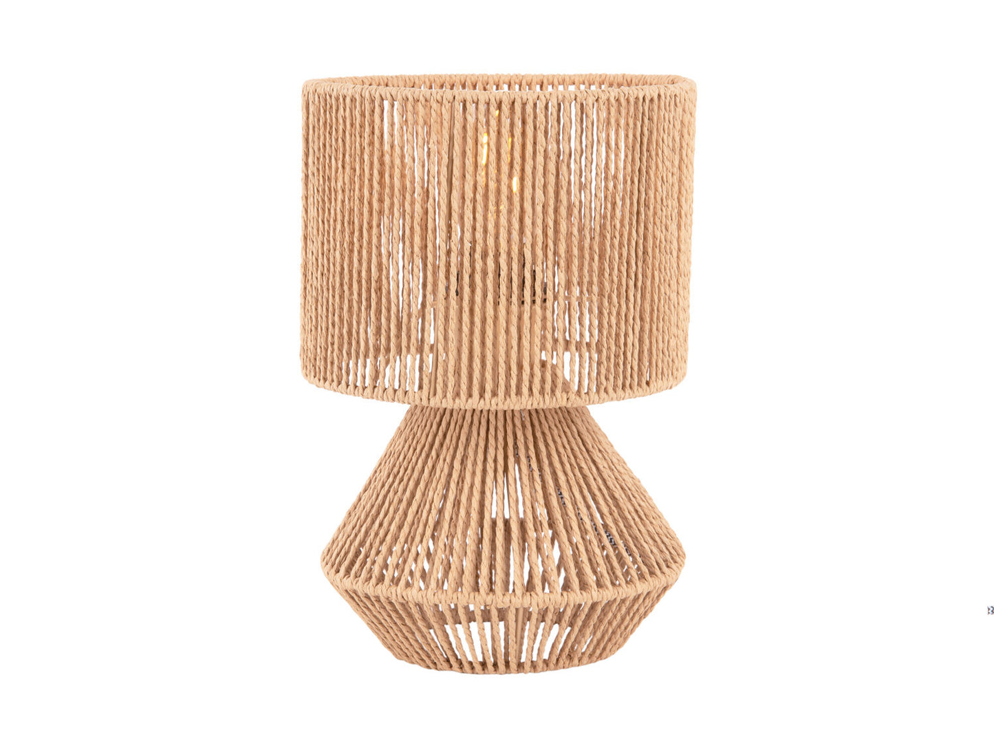 Leitmotiv Table lamp Forma paper rope natural