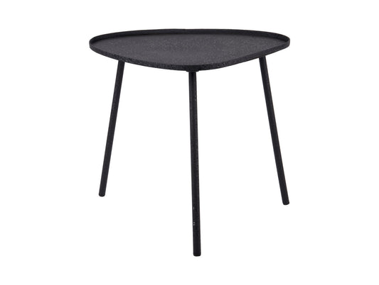 Leitmotiv Side table Boaz large iron textured black