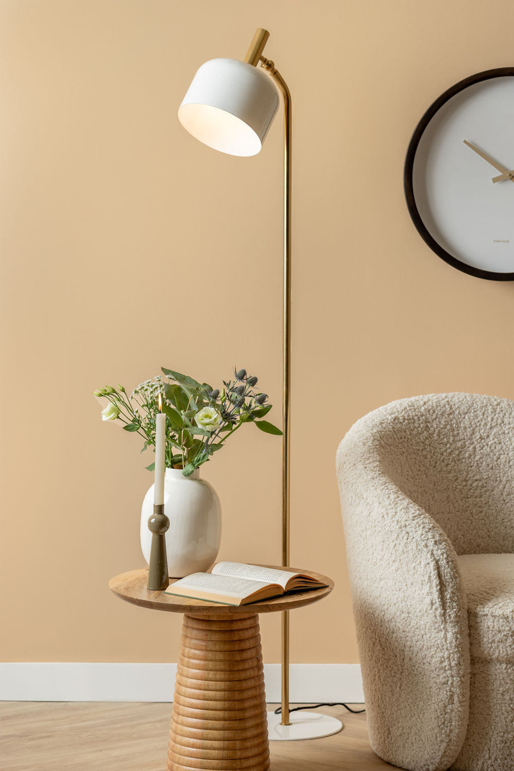 Leitmotiv Floor lamp Smart enamel white