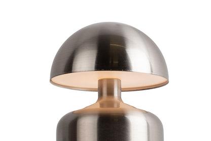 Leitmotiv Table lamp Impetu LED brushed nickeL