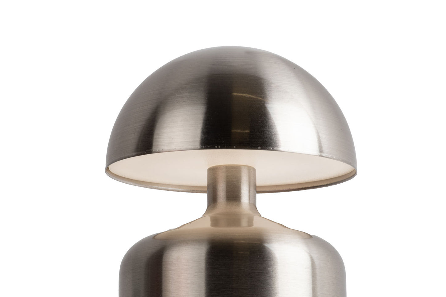 Leitmotiv Table lamp Impetu LED brushed nickeL