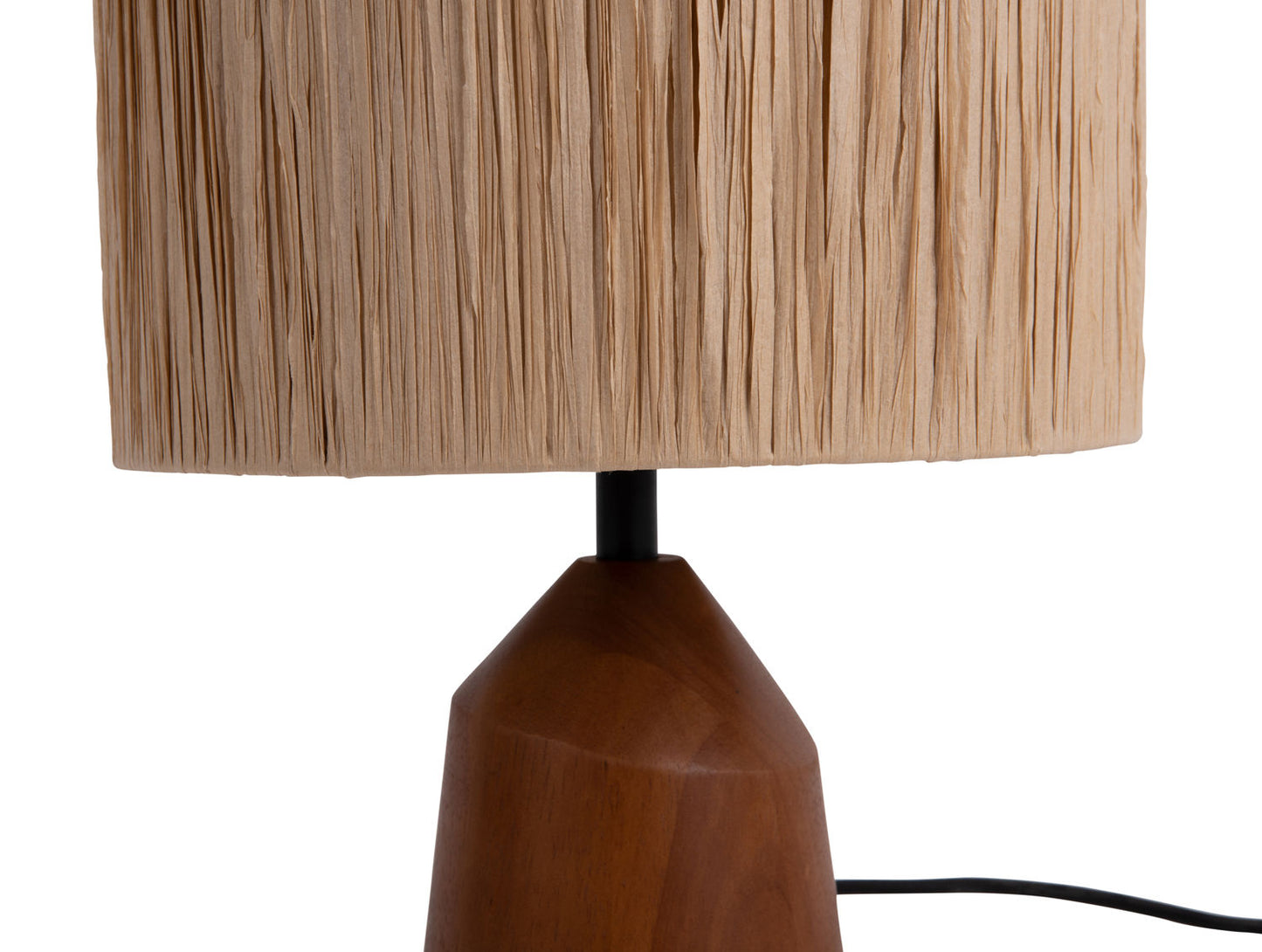 Leitmotiv Table lamp Sheer Trapeze natural