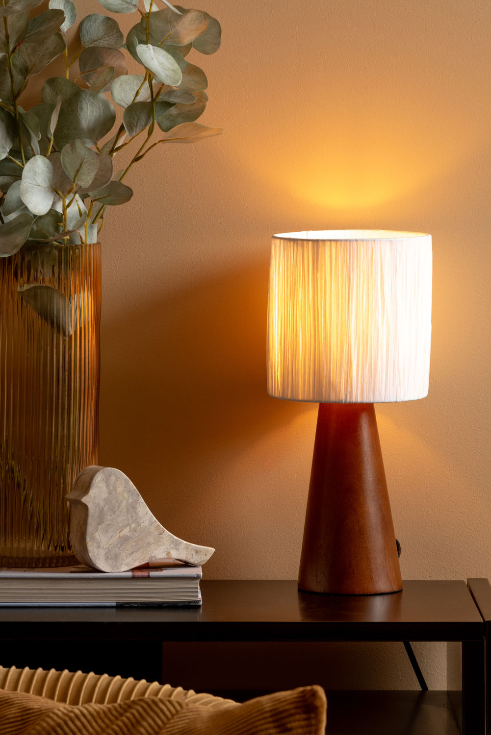 Leitmotiv Table lamp Sheer Cone ivory