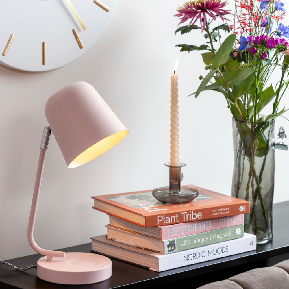 Leitmotiv Table lamp Encantar matt soft pink