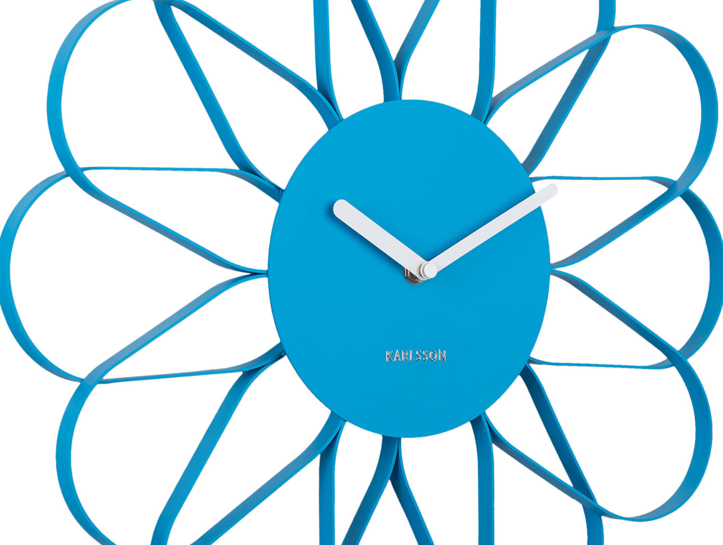 Karlsson Wall clock Arkis iron bright blue