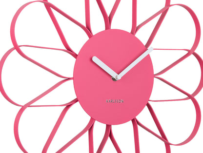 Karlsson Wall clock Arkis iron bright pink