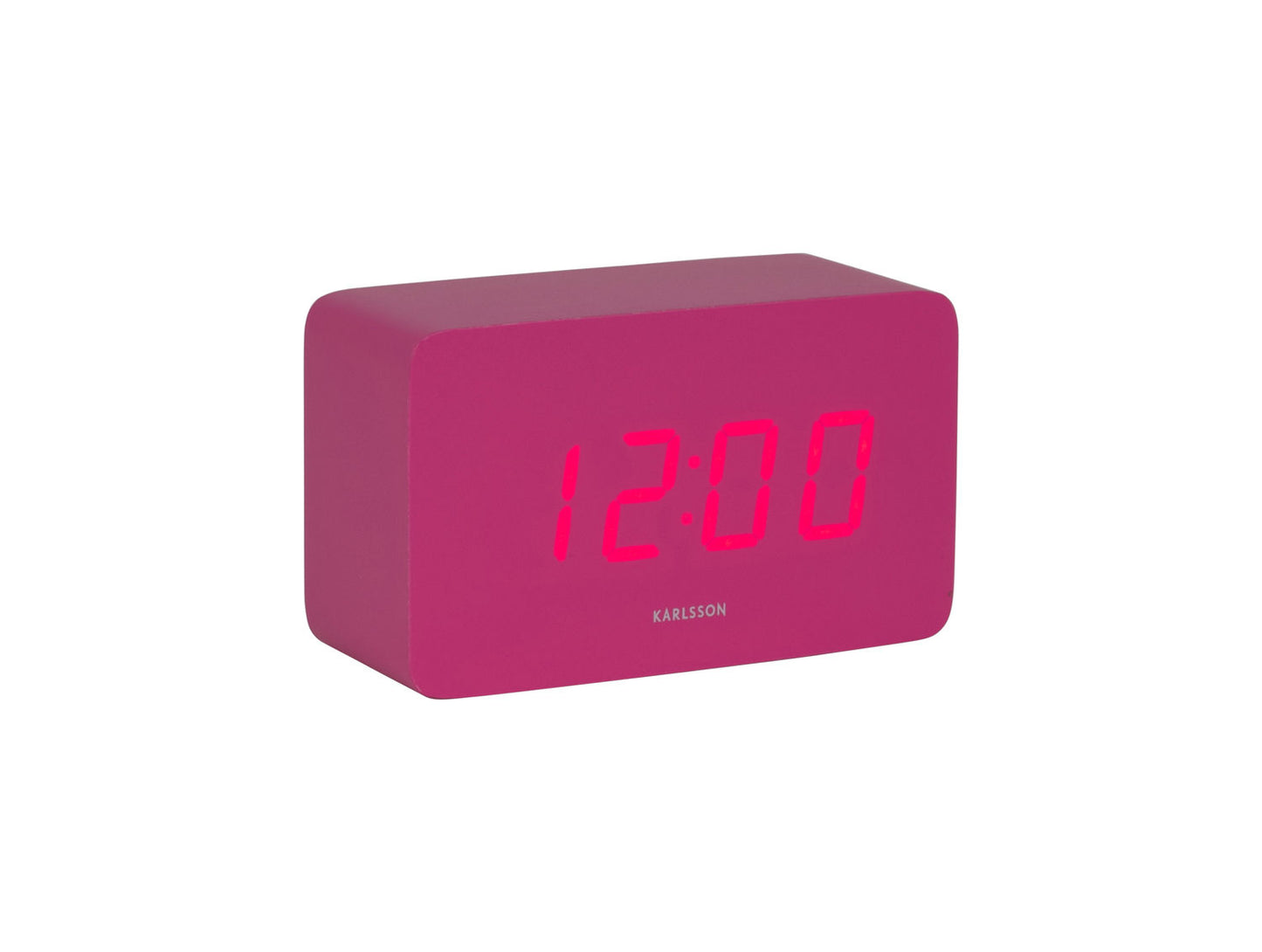 Karlsson Alarm clock Spry tube LED bright pink