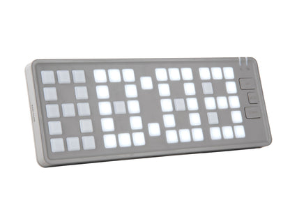 Karlsson Alarm clock Keyboard LED light grey