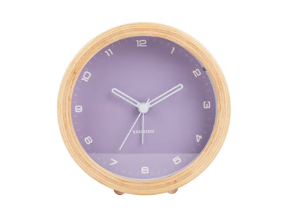 Karlsson Alarm clock Gentle w. light soft purple