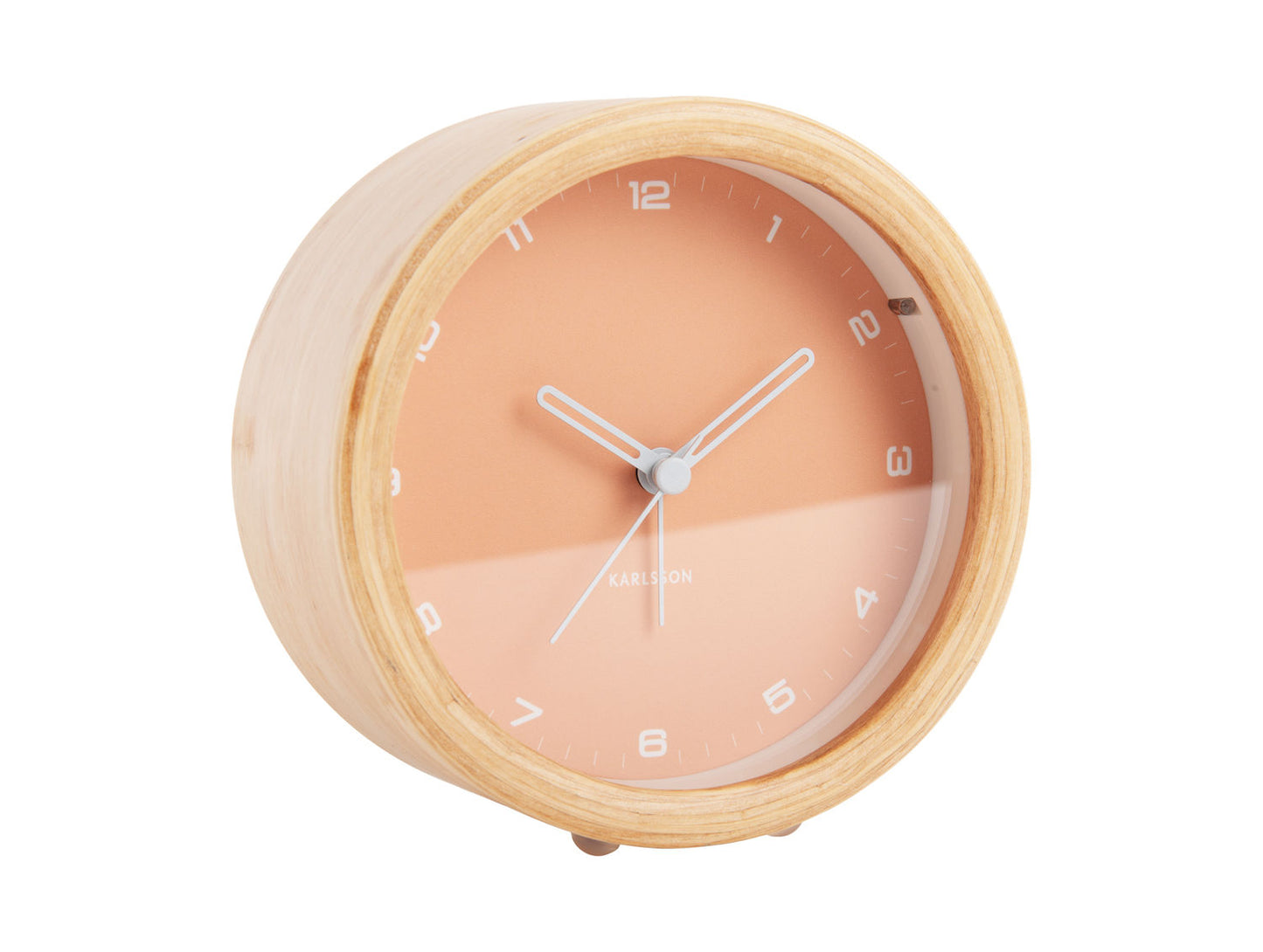 Karlsson Alarm clock Gentle w. light soft orange