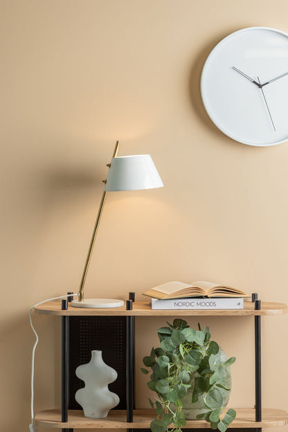 Leitmotiv Table lamp Savvy enamel white