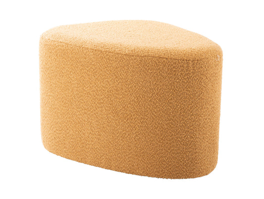 Leitmotiv Pouf Ada organic boucle ochre yellow