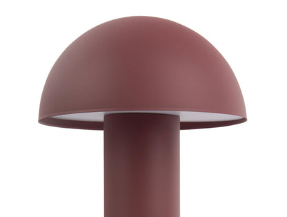 Leitmotiv Table lamp Fuego LED iron matt red ochre