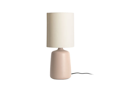 Leitmotiv Table lamp Alma straight large matt sand brown