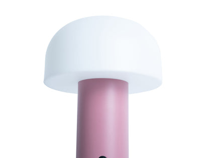 Leitmotiv Table lamp Luca iron faded pink LED