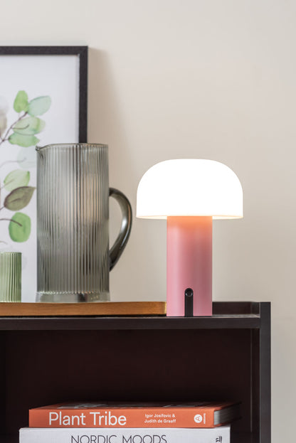 Leitmotiv Table lamp Luca iron faded pink LED