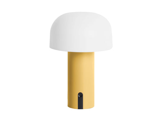 Leitmotiv Table lamp Luca iron ochre yellow LED