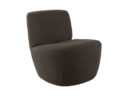 Leitmotiv Chair Ada bouclé taupe green